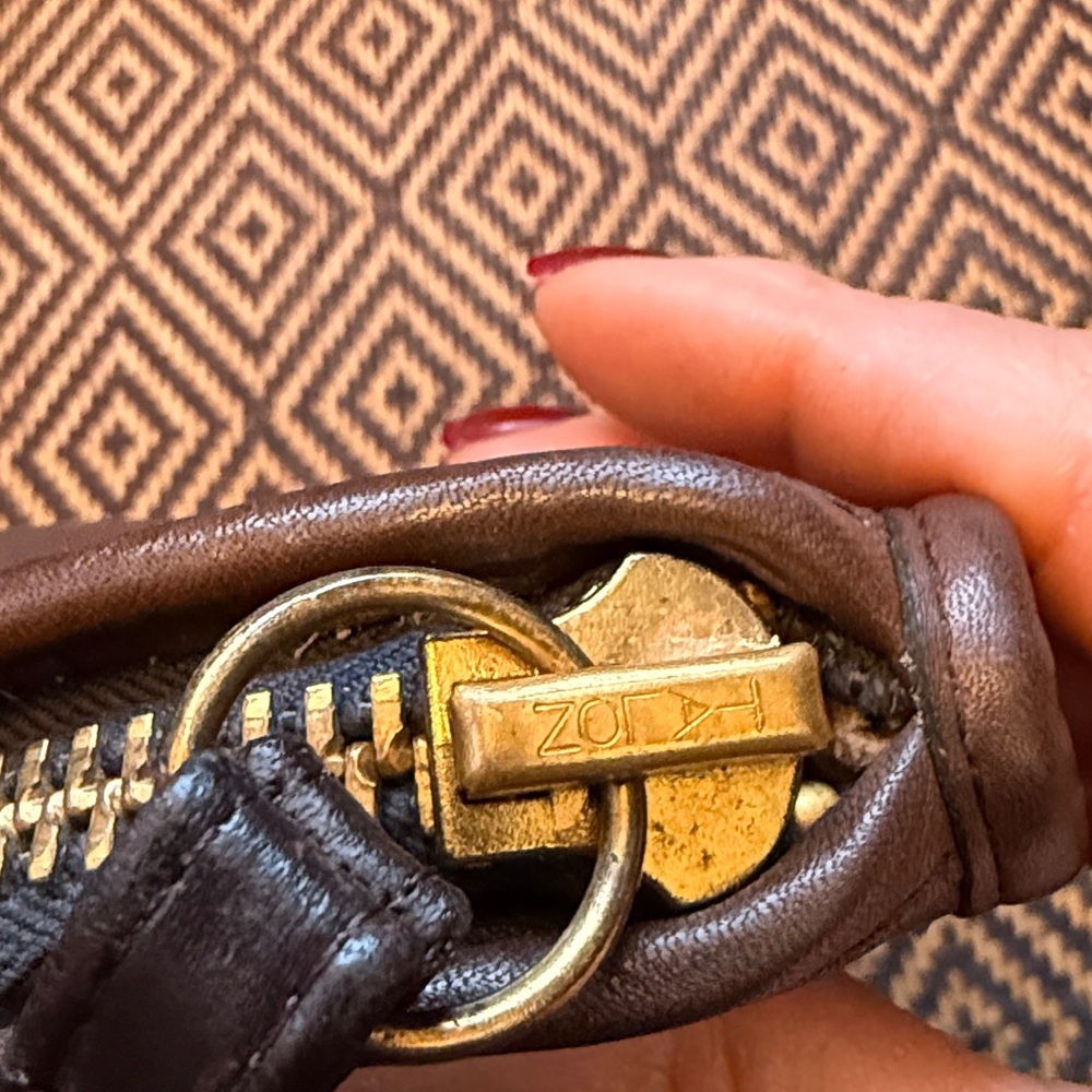 Vintage Coach slim clutch large 9555 MOCHA GLUE IN REGISTRATION NEW YORK CITY - Picture 7 of 16